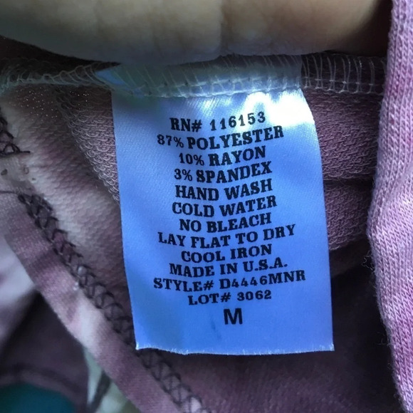 Thyme & Honey Plum Tie Dye Drop Waist Tunic Women’s Size Medium NWT - Picture 4 of 4